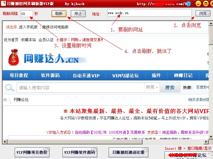 利用高人气博客引流获取高质量IP赚钱---教程软件